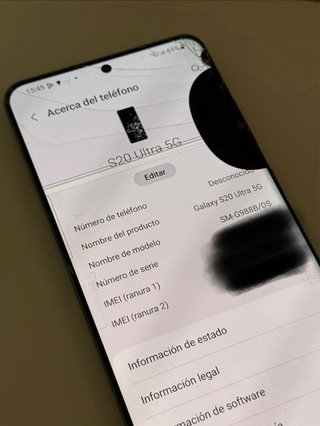 Galaxy S20 Ultra 5G Reparar/Piezas