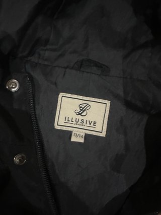 Cortavientos Illusive London Negro Niño 13/14