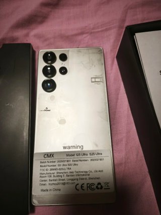 Móvil CMX 125 Ultra S25 Ultra Plata replica