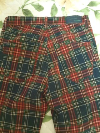 Pantalones cuadros escoceses Pull&Bear T.38