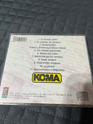 CD Koma - El Catador de Vinagre