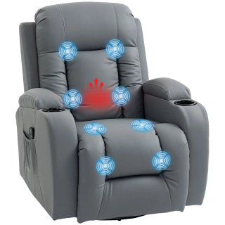 Sillón Relax Masaje Giratorio Reclinable