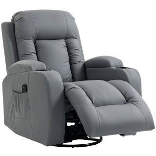 Sillón Relax Masaje Giratorio Reclinable