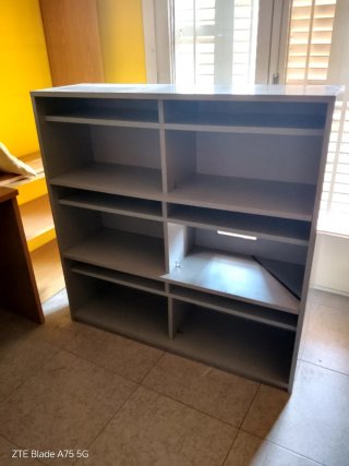 Estantería modular beige/gris