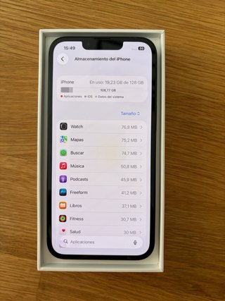 iPhone 14 Negro 128 GB + Funda MagSafe