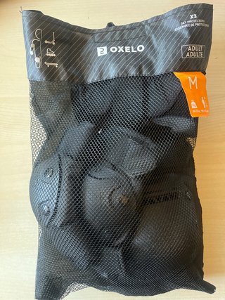 Protecciones Oxelo Skate talla M + Casco Regalo