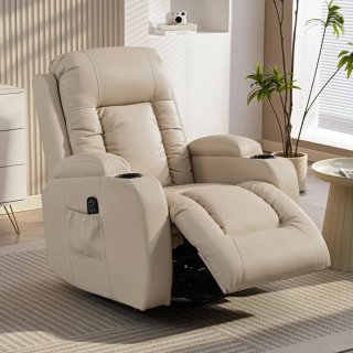 Sillón Relax Reclinable Giratorio Masaje