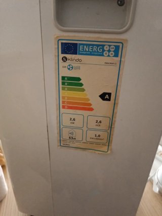 Aire Acondicionado Portátil Klindo Blanco