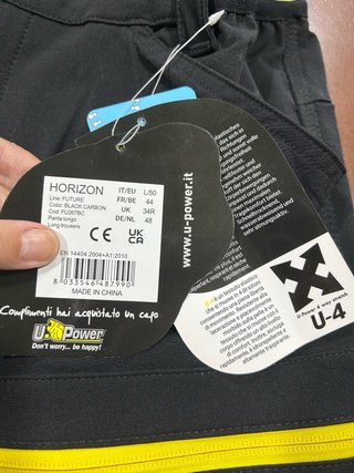 Pantalón de trabajo UPower T.L Negro