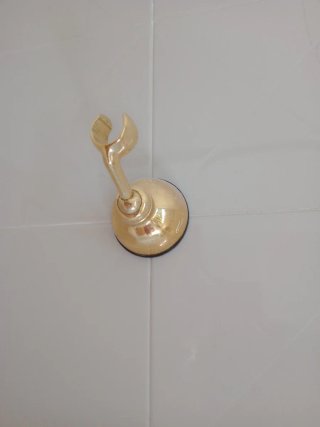 Accessori bagno oro metallo