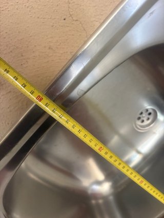 Fregadero de encastrar de acero inoxidable 80