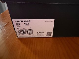 Converse All Star grises y blancas T42
