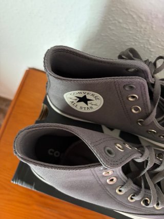 Converse All Star grises y blancas T42