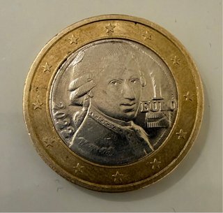 Moneda 1 Euro Mozart 2022