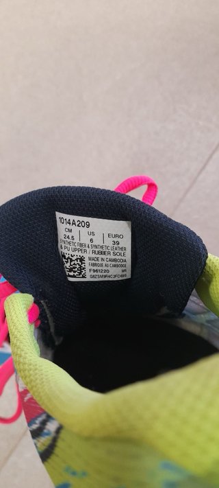 Zapatillas deportivas Asics mujer multicolor
