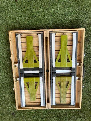 Mesa Plegable Madera y Metal