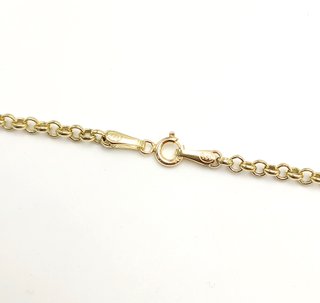 Cadena Rolo de oro de 14k, 9.47 g, 62 cm.