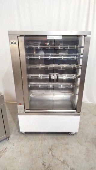 Asador pollos 11 espadas gas