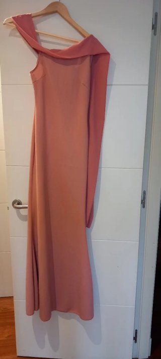 Vestido largo fiesta rosa