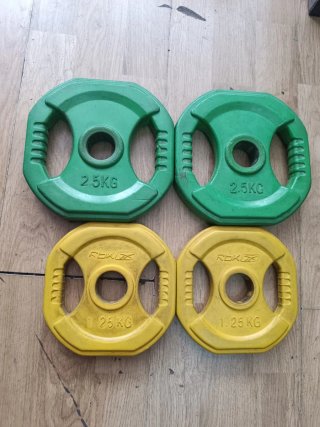 Discos Bodypump 2.5kg y 1.25kg
