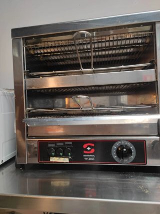 Cocina industrial 6 fuegos con horno