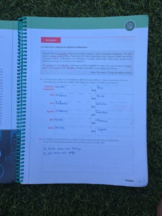 Lengua castellana y literatura, 1 ESO,  Cuaderno