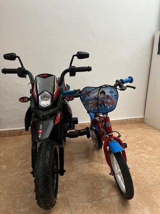 Moto y Bicicleta Infantil Paw Patrol
