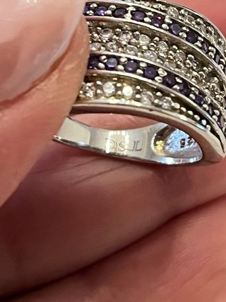 Anello Argento 925 Placcato Platino