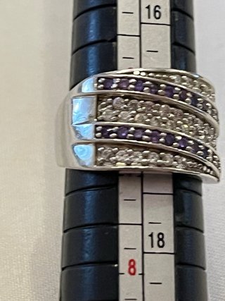 Anello Argento 925 Placcato Platino