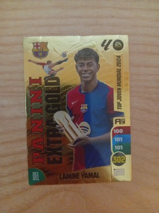 Carta Panini Extra Gold Lamine Yamal 2024