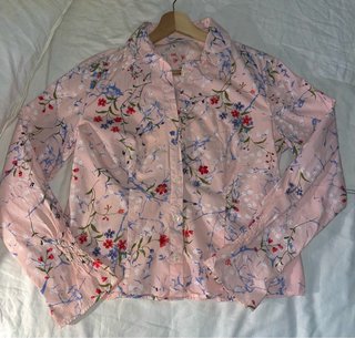 Blusa TRUST SHIRT floral rosa Talla M