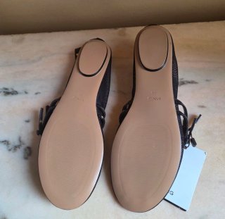 Bailarinas Mango con detalles troquelados