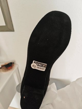 Zapatos de tango negros