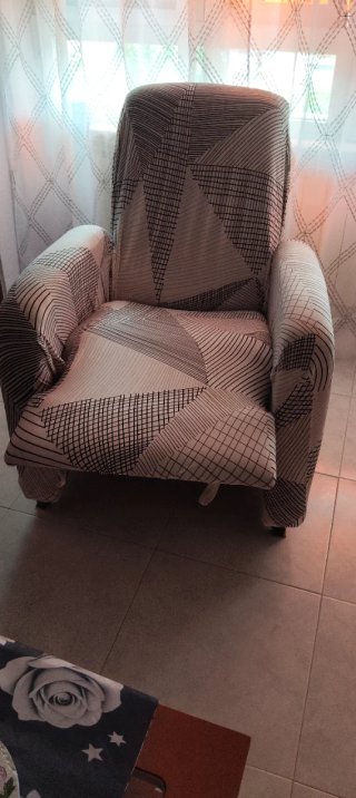 Sillón relax manual granate
