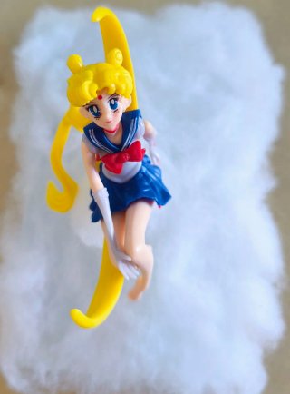 Diorama Artigianale Sailor Moon Nuvole