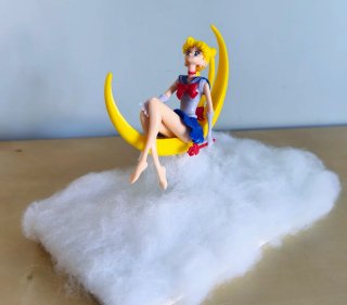 Diorama Artigianale Sailor Moon Nuvole