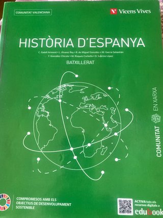 Història d'Espanya Batxillerat 2. Comunitat Val...