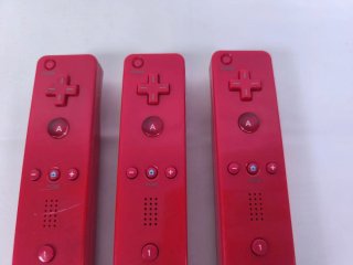 Mandos Wii Nintendo Rojos (3 unidades)
