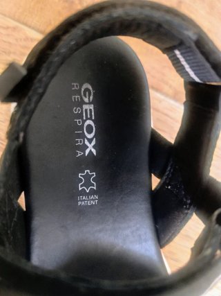 Sandalias mujer Geox Respira negras del 36