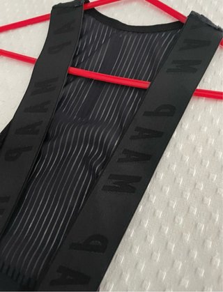 Culotte MAAP Negro con Detalles Rojos