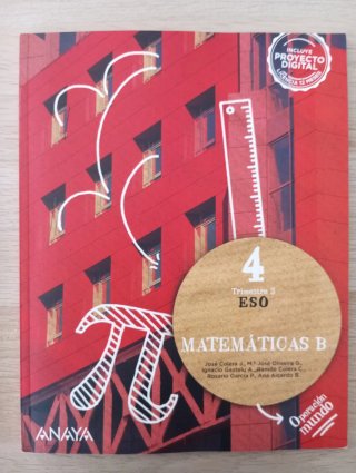 Matemáticas B. 4o de ESO
