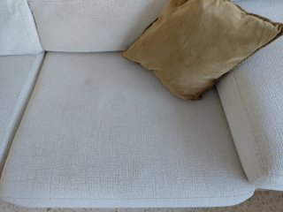 Sofá 3 plazas beige