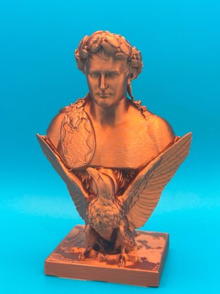 Busto Napoleone 3D 25cm Francia