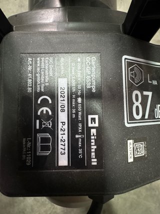 Bomba de agua Einhell P-21-2773