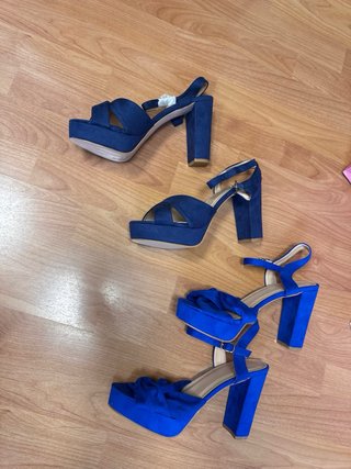2 Sandalias Azul klein y marino