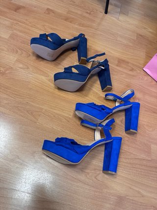 2 Sandalias Azul klein y marino
