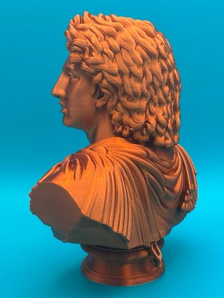 Busto Alessandro Magno 3D - 25cm
