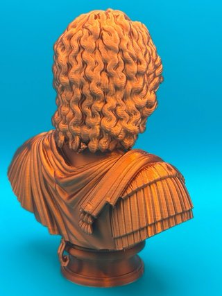 Busto Alessandro Magno 3D - 25cm