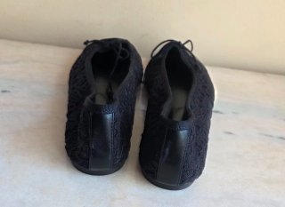 Bailarinas Mango Encaje Negro