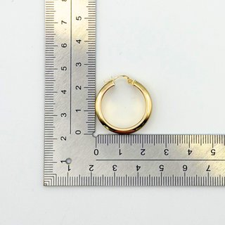 Pendientes Aro Oro 18K, 4.4gr